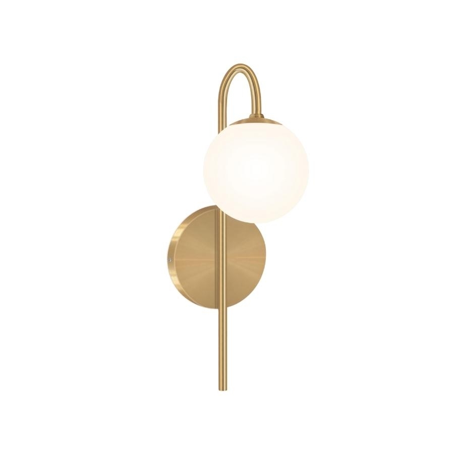 Arandela TKS Pin 1L G9 100x340x165mm Globo Leitoso Ø100mm 1640