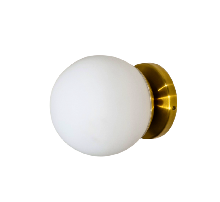 Arandela Alliance Pulsar Alumínio e Vidro 1L E27 Globo Ø100mm Bivolt 4010/1-10
