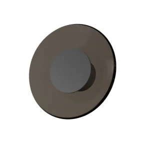 Arandela Casual Light Studioluce Pablo Preto 15 watts 3000K Ø320x80mm AR2244
