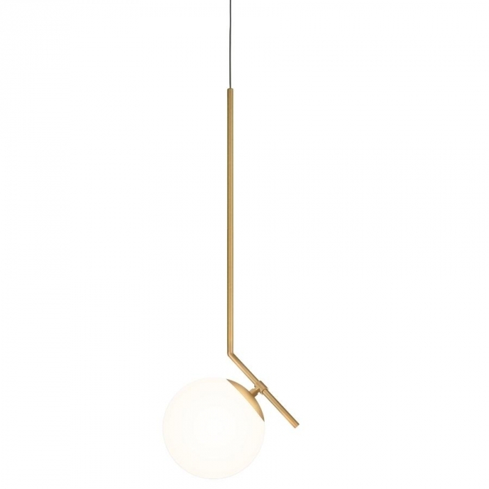 Pendente TKS Meka G Globo Leitoso Ø200mm 1L E27 200x300x2000mm 1776