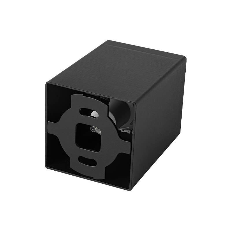 Spot Sobrepor Nordecor Loyo Quadrado 1L MR16 Preto 66x66x100mm 6953