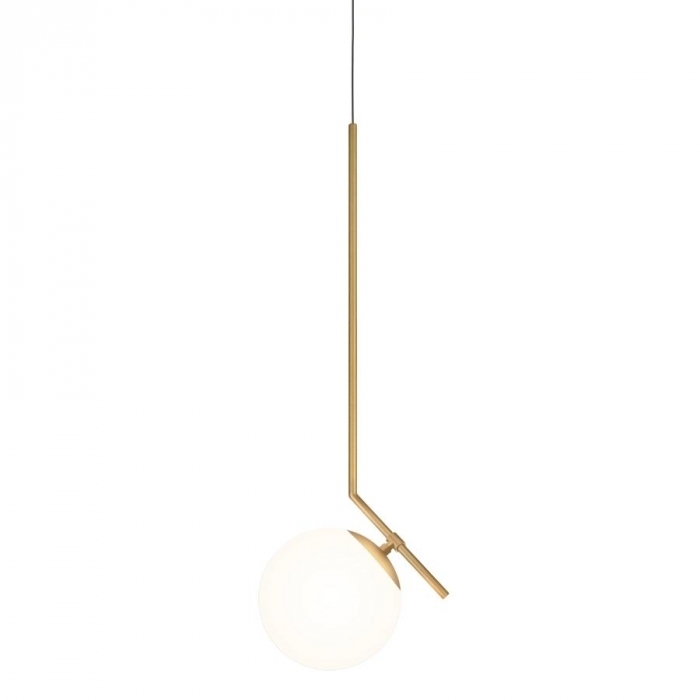 Pendente TKS Meka P Globo Leitoso Ø140mm 1L G9 140x230x2000mm 1957