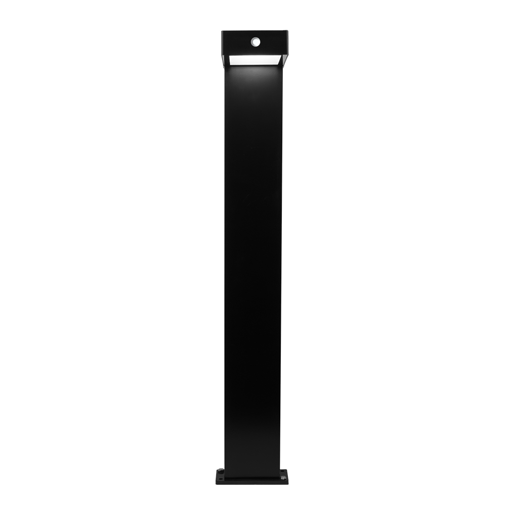 Balizador Solar Blumenau Lino 5 watts IP65 Preto 3000K 140x82x590mm 20225031-28
