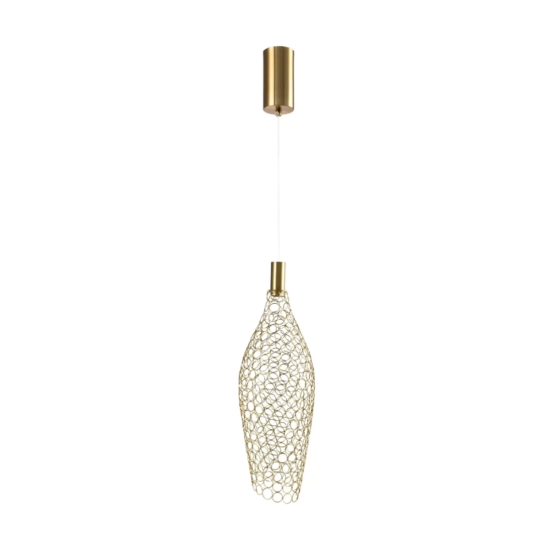 Pendente Skylight Honey Dourado 4 watts 3000K Bivolt Ø200x600mm SKY-4091L-DO