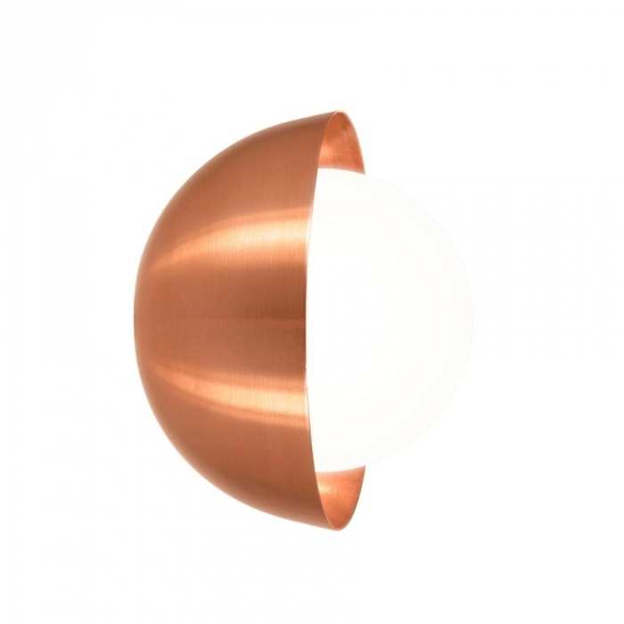 Arandela TKS Sunna Globo Leitoso Ø140mm 1L G9 240x170x240mm 1463