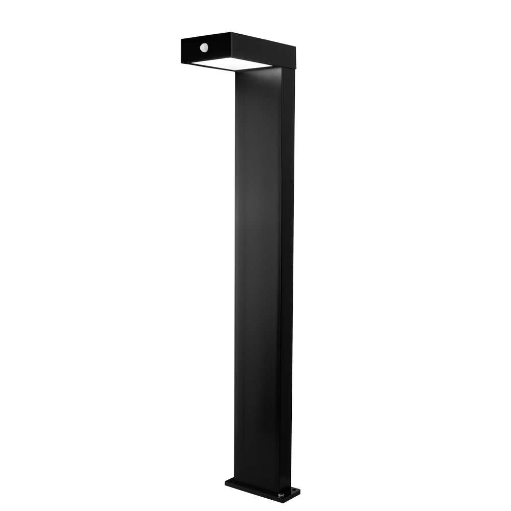 Balizador Solar Blumenau Lino 5 watts IP65 Preto 3000K 140x82x590mm 20225031-28