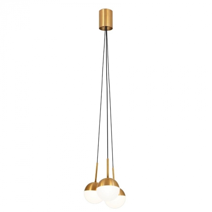 Pendente TKS Sphera Bubble Globo Leitoso Ø100mm 6L G9 Ø200x2000mm 1706