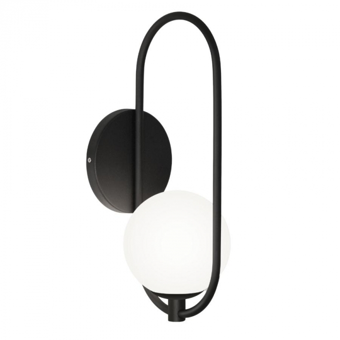 Arandela TKS Ayla P Globo Leitoso Ø100mm 1L G9 120x165x360mm 1664