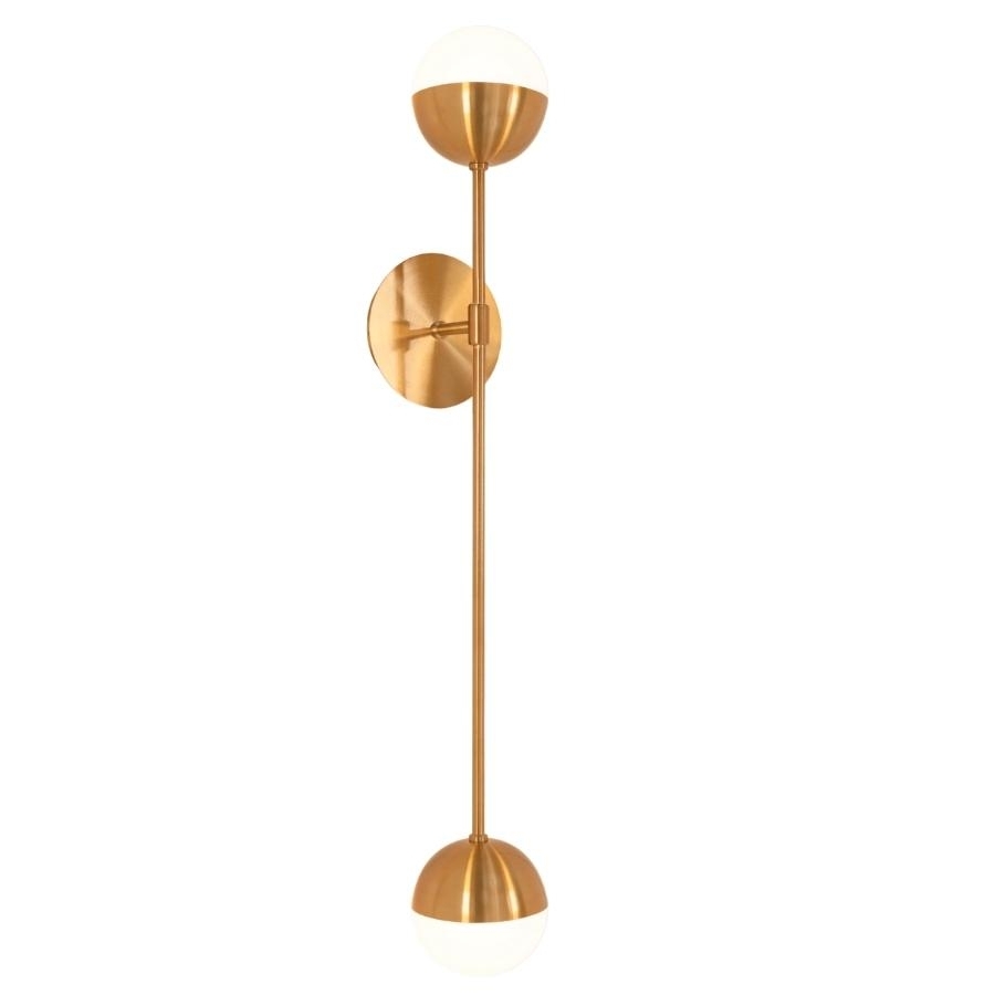 Arandela TKS Kopi Dupla P Globo Leitoso Ø100mm 2L G9 120x135x695mm 1696