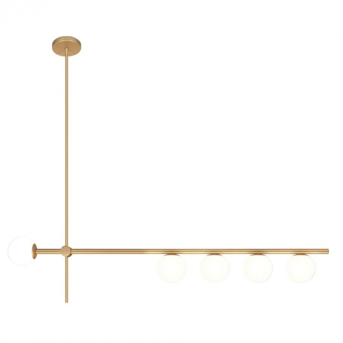 Pendente TKS Balance Globo Leitoso Ø100mm 5L G9 1000x270x2000mm 1725