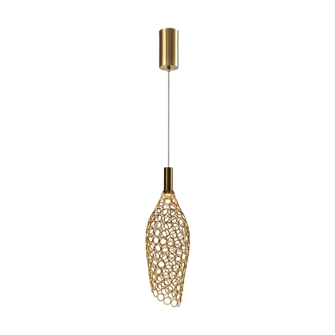 Pendente Skylight Honey Dourado 4 watts 3000K Bivolt Ø146x400mm SKY-4091S-DO