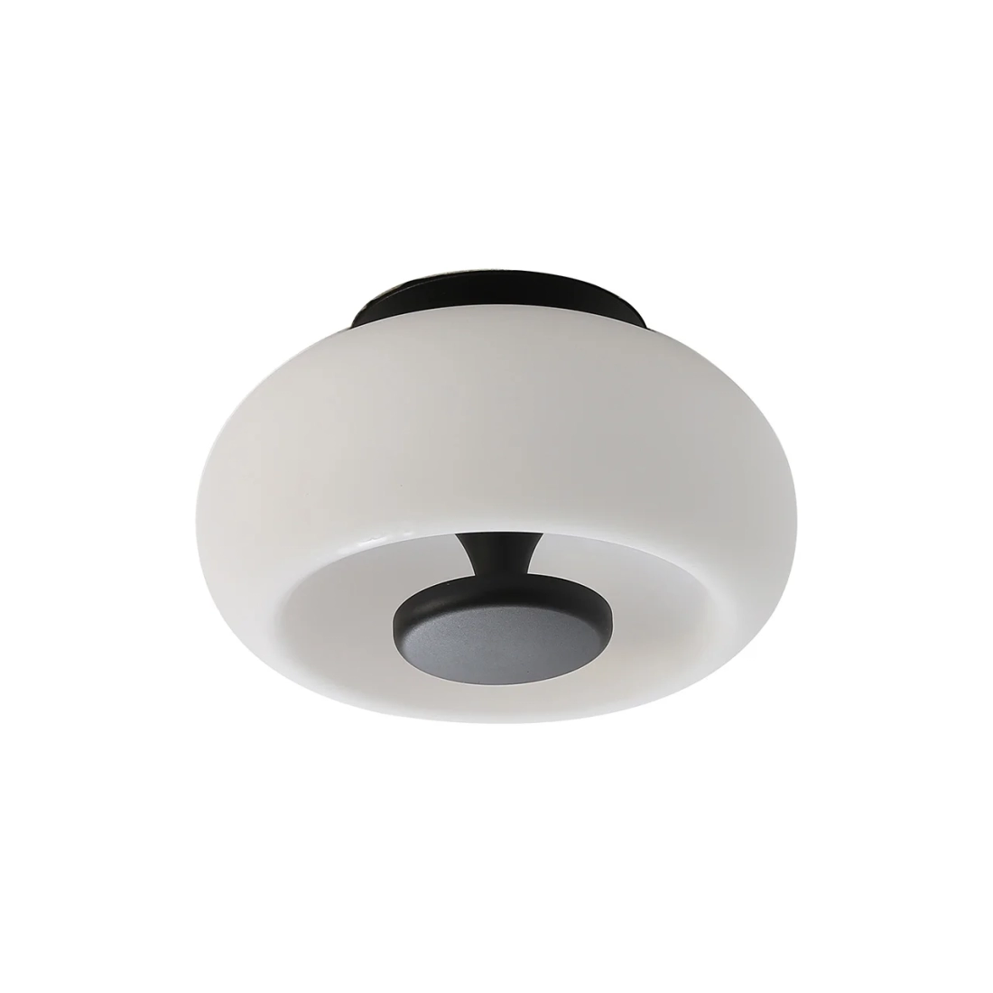 Plafon Casual Light Studioluce Poche Preto 7,6 watts 2700K Ø160x90mm PL1844PT