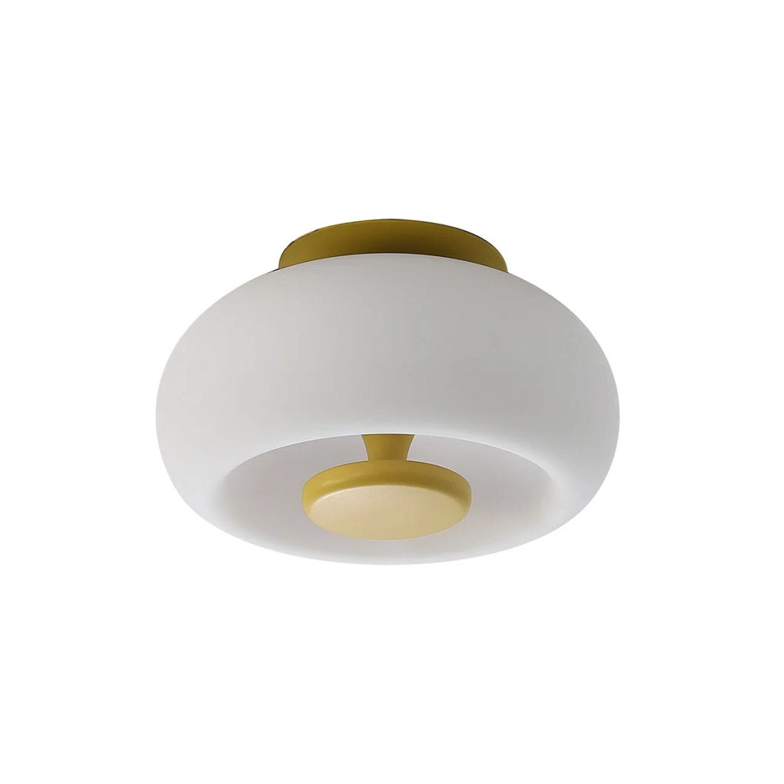 Plafon Casual Light Studioluce Poche Dourado 7,6 watts 2700K Ø160x90mm PL1844DO