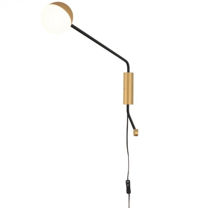Arandela TKS Hani Globo Leitoso Ø100mm 1L G9 100x430x520mm 1686