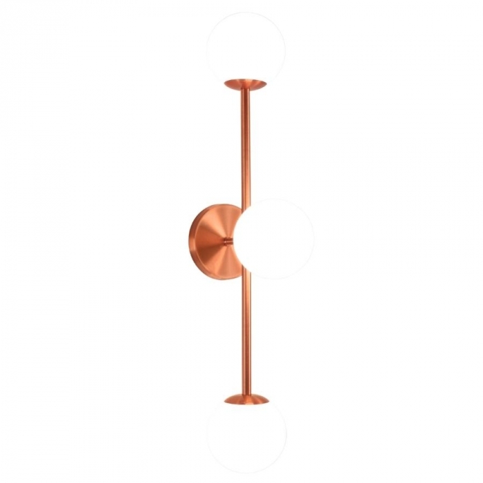 Arandela TKS Lana Globo Leitoso Ø100mm 3L G9 100x175x600mm 1667