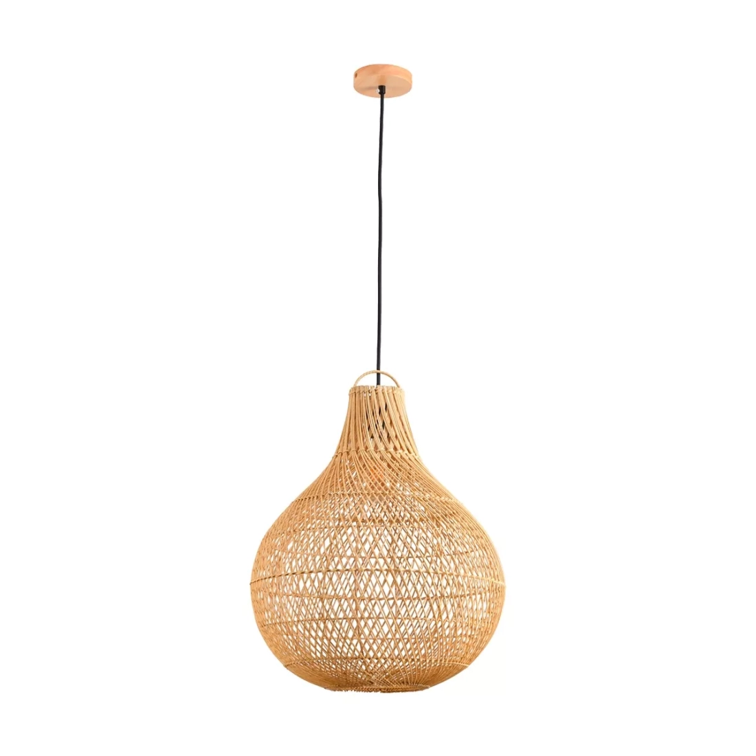 Pendente Skylight Ôtaki Rattan 1L E27 Ø400x470mm Cabo 3 metros SKY-4072