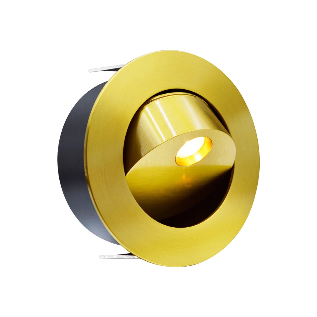 Arandela Casual Light Studioluce Punto Dourado 3 watts 2700K Ø115mm AR1941DO