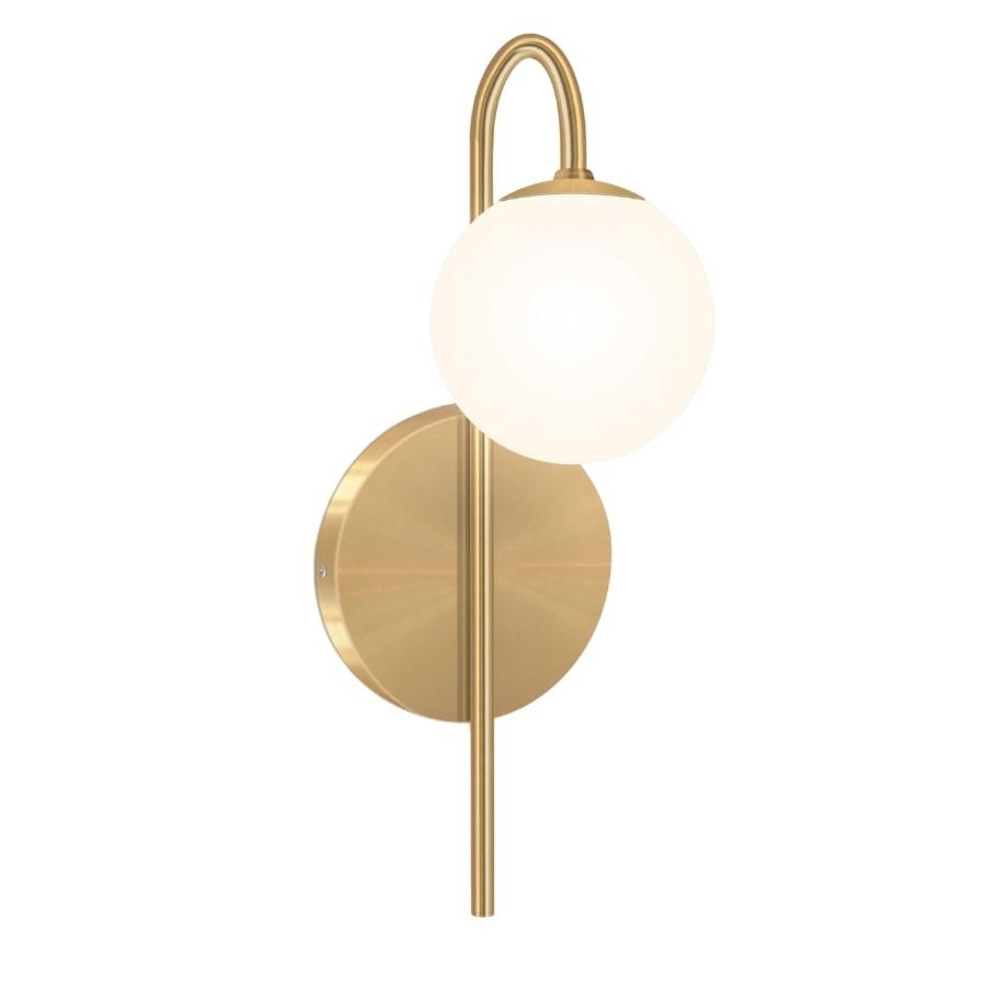 Arandela TKS Pin 1L G9 120x340x165mm Globo Leitoso Ø120mm 1657