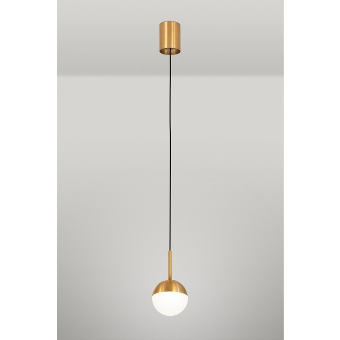 Pendente TKS Sphera Bubble Globo Leitoso Ø100mm 1L G9 Ø100x2000mm 1704