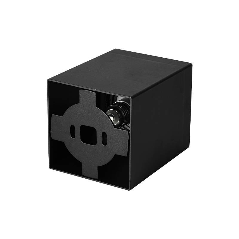 Spot Sobrepor Nordecor Loyo Quadrado 1L PAR20 Preto 106x106x131mm 6957