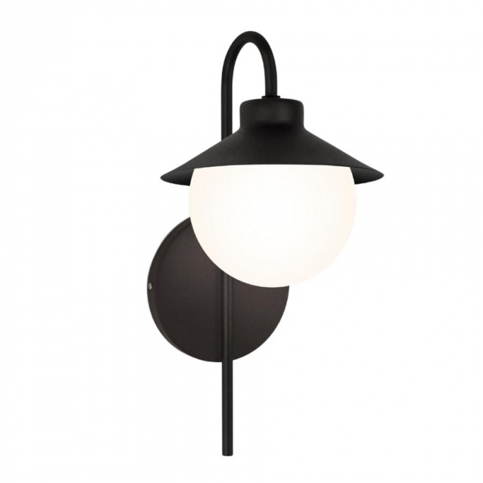 Arandela TKS Hat Globo Leitoso Ø120mm 1L G9 170x360x250mm 1682