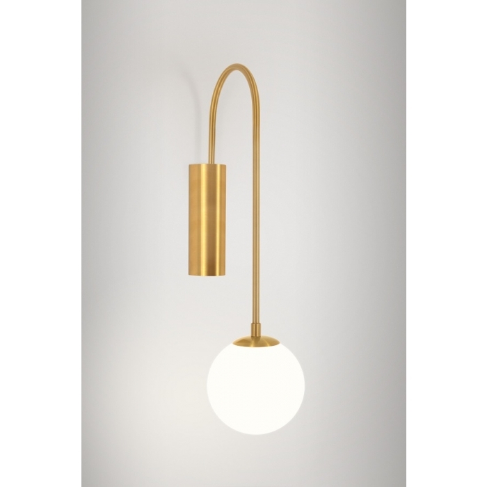 Arandela TKS Diva Globo Leitoso Ø120mm 1L G9 120x210x470mm 1649
