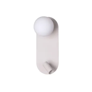 Arandela Casual Light Studioluce Onde Areia 3 watts 3000K + 1L G9 300x130x120mm AR1798AD