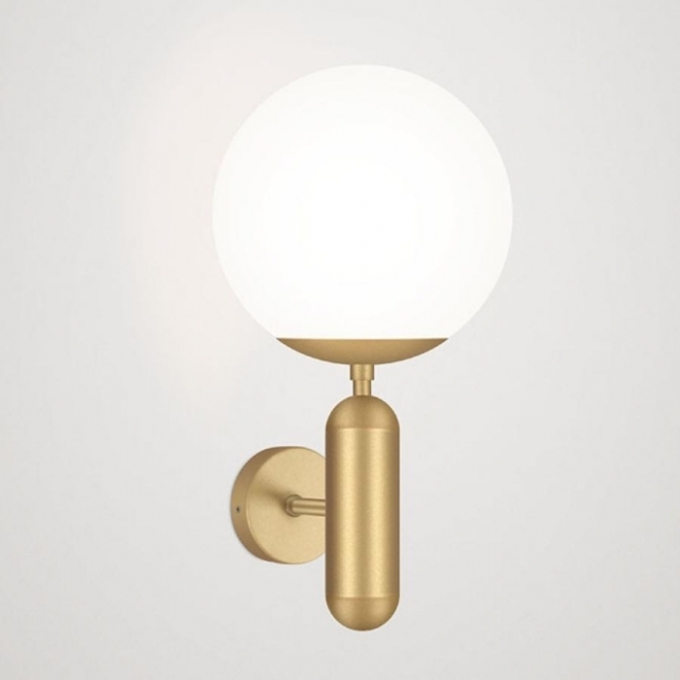 Arandela TKS Capsule Big Globo Leitoso Ø200mm 1L E27 380x240x90mm 1621