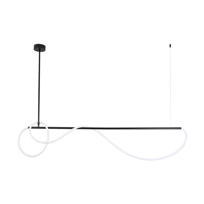 Pendente Skylight Signature Preto 24 watts 3000K 24V Bivolt 1500x70mm SKY-4086PT