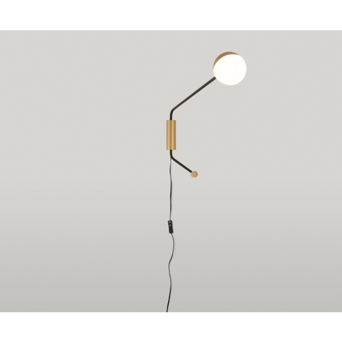 Arandela TKS Hani Globo Leitoso Ø100mm 1L G9 100x430x520mm 1686