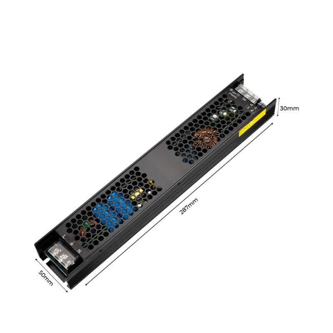 Fonte 48V Nordecor Dimerizável (Triac) 2,1A 100 watts 127V IP20 287x50x30mm 7359