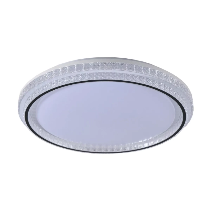 Plafon Skylight Queenstown Branco e Acrílico 36 watts 3000K Bivolt Ø500x75mm SKY-4080