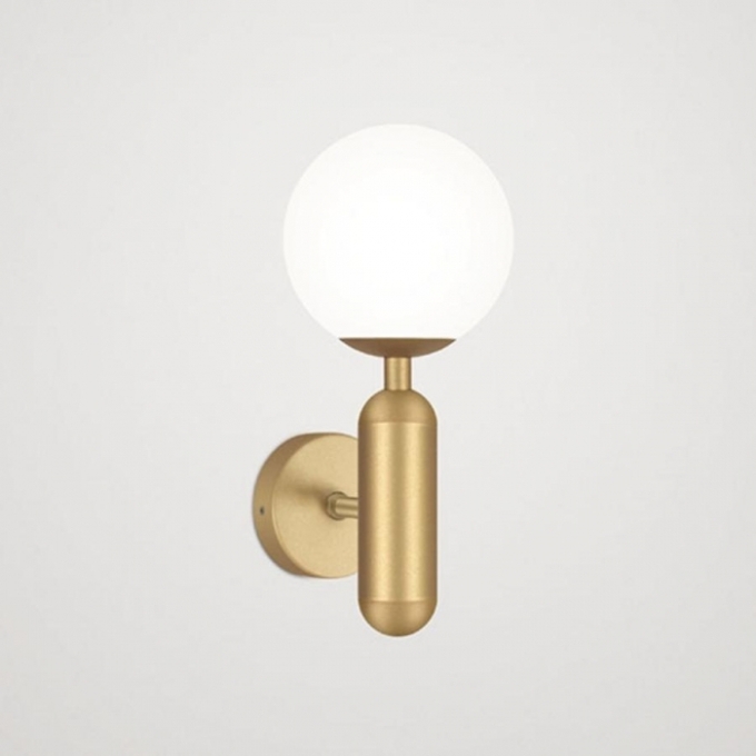 Arandela TKS Capsule Small Globo Leitoso Ø120mm 1L G9 260x180x90mm 1670