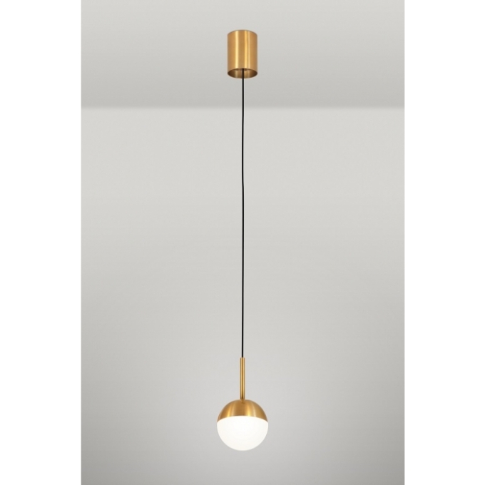 Pendente TKS Sphera Bubble Globo Leitoso Ø100mm 1L G9 Ø100x2000mm 1704