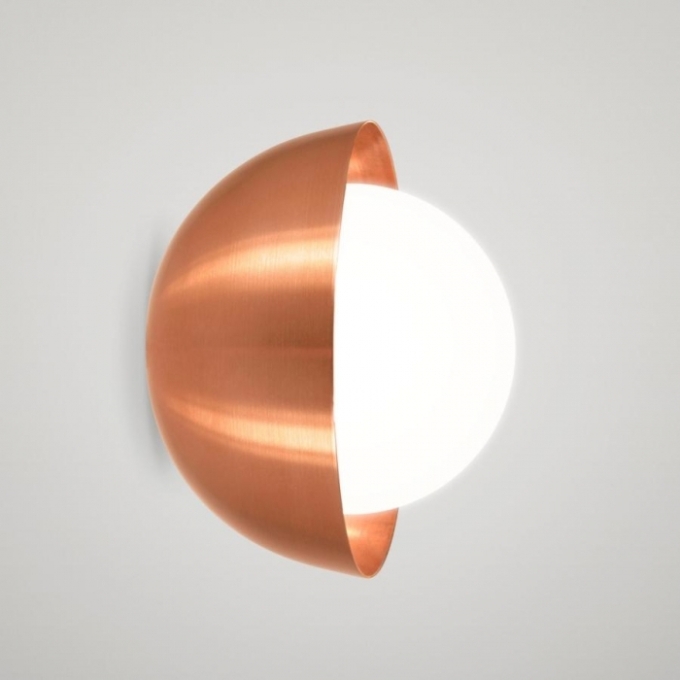 Arandela TKS Sunna Globo Leitoso Ø140mm 1L G9 240x170x240mm 1463