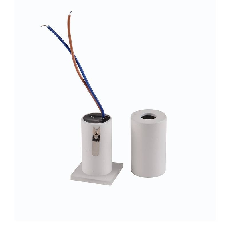 Balizador Nordecor Kinne Quadrado Branco 1 watts 3000K IP65 Bivolt 53x35x35mm 6391