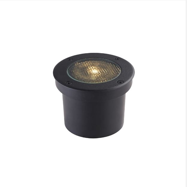 Embutido de Solo Nordecor Venna Of 15 watts 24° 3000K IP67 Preto Ø120x87mm 6423