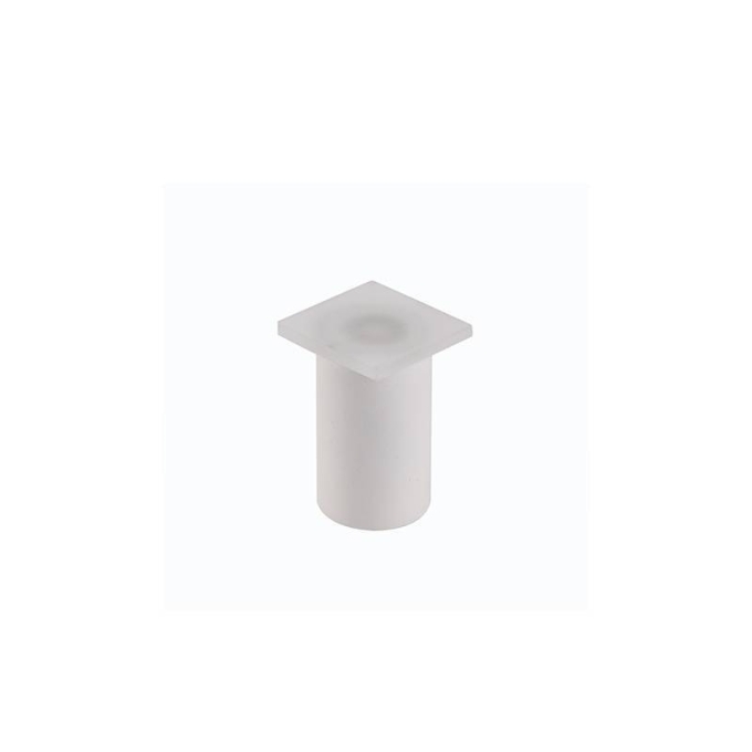Balizador Nordecor Kinne Quadrado Branco 1 watts 3000K IP65 Bivolt 53x35x35mm 6391