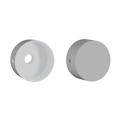 Acabamento de Silicone Alpertone Branco Com Furo e Sem Furo para Neo 360° 089
