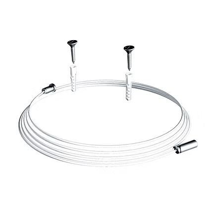 Kit Cabo de Aço Alpertone para Pendente Neo 360° 1,5mt c/ Abraçadeira 2 Unidades 0319