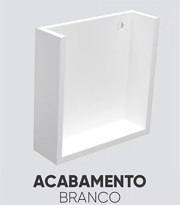 Perfil Sobrepor Alpertone Delta 20x19mm Barra 2 Metros  903A2L /  903B2L /  903P2L