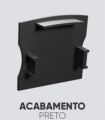 Perfil Sobrepor Alpertone Polaris 16x17mm Barra 2 Metros 715A2L / 715B2L / 715P2L