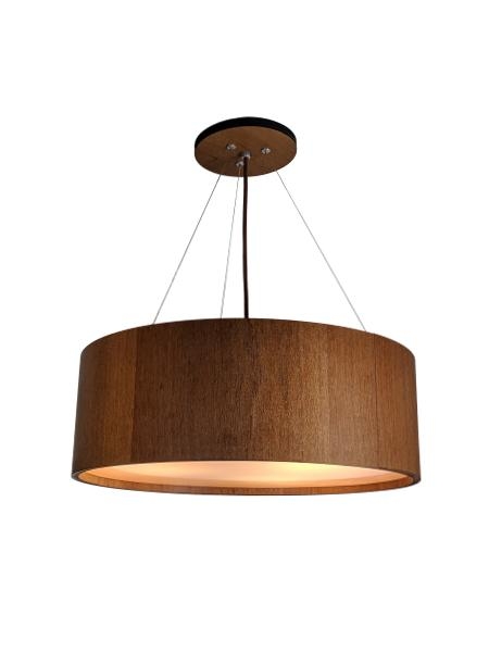 Pendente Classic Lar Slim 45 Madeira 3L E27 Ø440x152mm 1107
