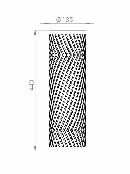 Pendente Classic Lar Balaio Longo 15 Madeira 1L E27 Ø135x440mm 1052
