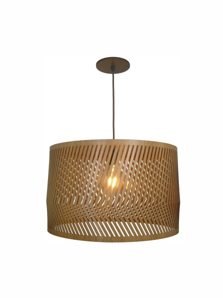 Pendente Classic Lar Balaio 45 Madeira 1L E27 Ø440x275mm 1054
