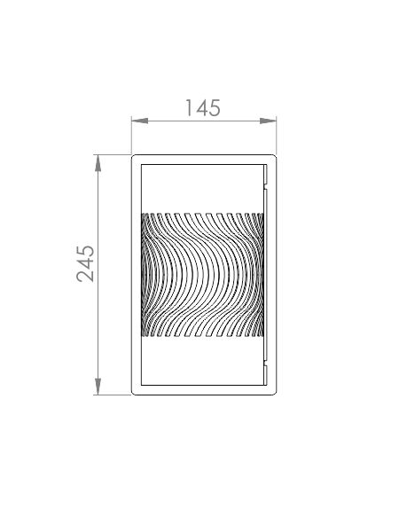 Arandela Classic Lar Ondas 2L G9 245x145x85mm 1073

