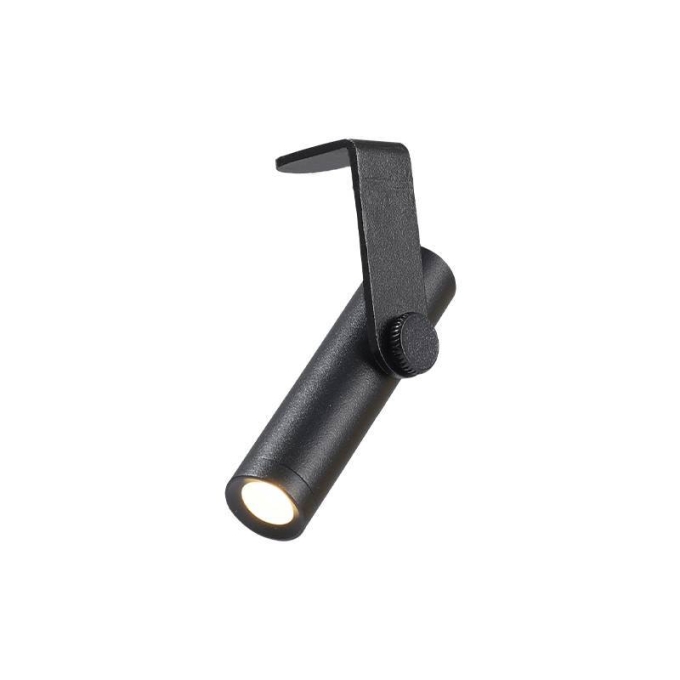 Spot Led Sobrepor Nordecor Gair 1 watts 3000K 30° Preto IP66 Ø16x66x45mm Bivolt 6967