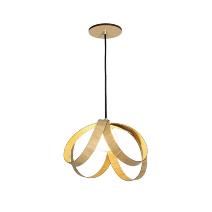 Pendente Classic Lar Flex Luck Madeira 1L E27 Ø280x190mm 1332
