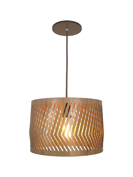 Pendente Classic Lar Balaio 28 Madeira 1L E27 Ø275x185mm 1056
