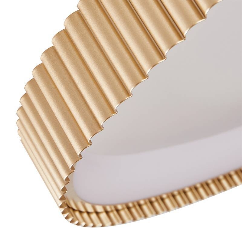 Plafon Nordecor Rivy 36 watts Multitemperatura Dourado 650x80mm 90017